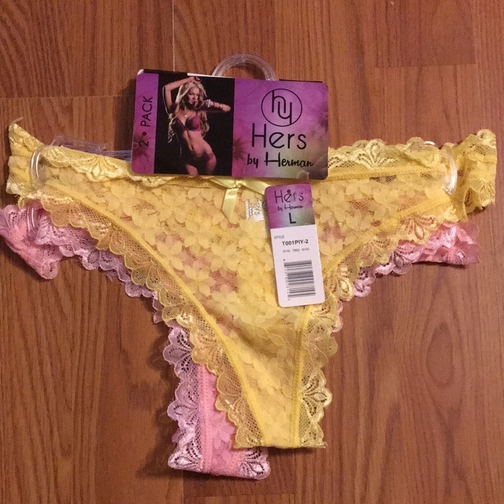 Hers by Herman Panty set of 2 size L